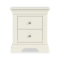 Colette Cream 2 Drawer Bedside Table from Roseland Furniture