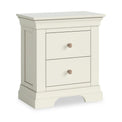 Colette Cream 2 Drawer Bedside Table from Roseland Furniture