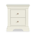 Colette Cream 2 Drawer Bedside Table from Roseland Furniture