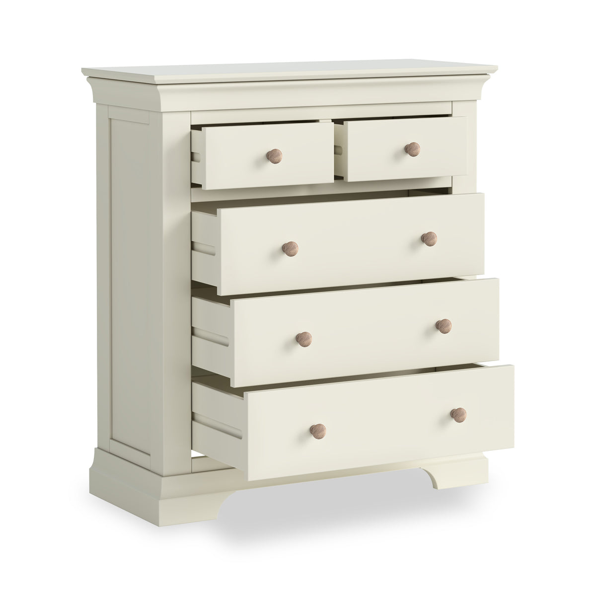 Colette Cream  2 Over 3 Chest Of Drawers from Roseland Furniture