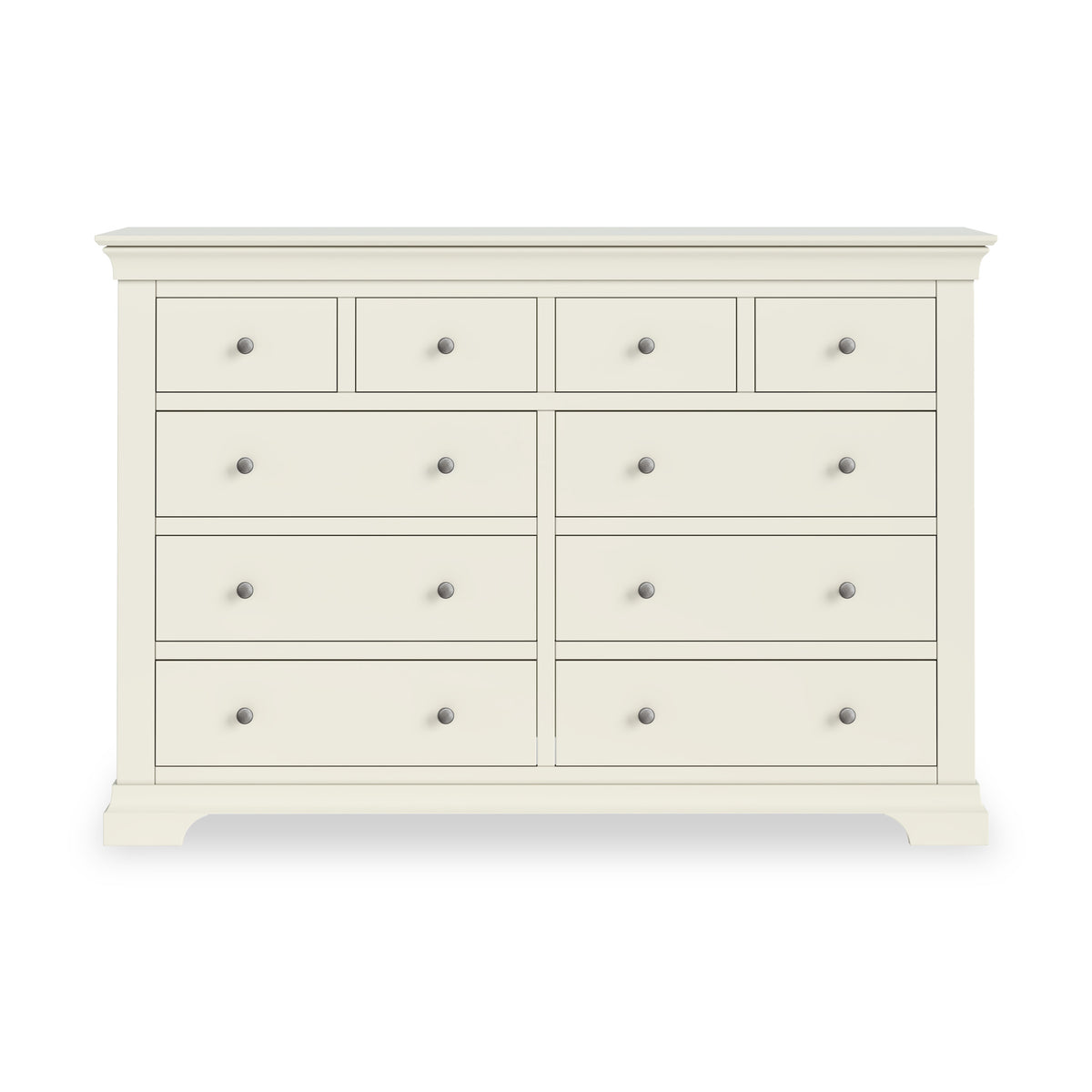 Colette Cream 4 Over 6 Chest Of Drawers from Roseland Furniture