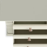 Colette Cream 4 Over 6 Chest Of Drawers from Roseland Furniture