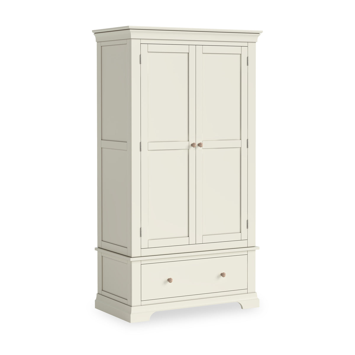 Colette Cream  Double Wardrobe Drawer from Roseland Furniture