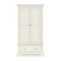 Colette Cream  Double Wardrobe Drawer from Roseland Furniture