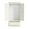 Colette Cream  Double Wardrobe Drawer from Roseland Furniture