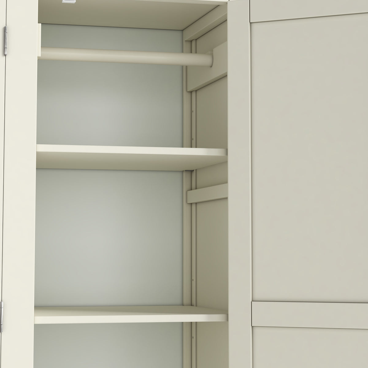 Colette Cream Triple Wardrobe Drawer from Roseland Furniture