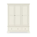 Colette Cream Triple Wardrobe Drawer from Roseland Furniture