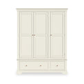 Colette Cream Triple Wardrobe Drawer from Roseland Furniture