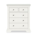 Colette Warm White 2 Over 3 Chest Of Drawers from Roseland Furniture