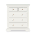 Colette Warm White 2 Over 3 Chest Of Drawers from Roseland Furniture