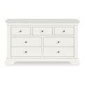 Colette Warm White 3 Over 4 Chest Of Drawers from Roseland Furniture