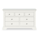 Colette Warm White 3 Over 4 Chest Of Drawers from Roseland Furniture