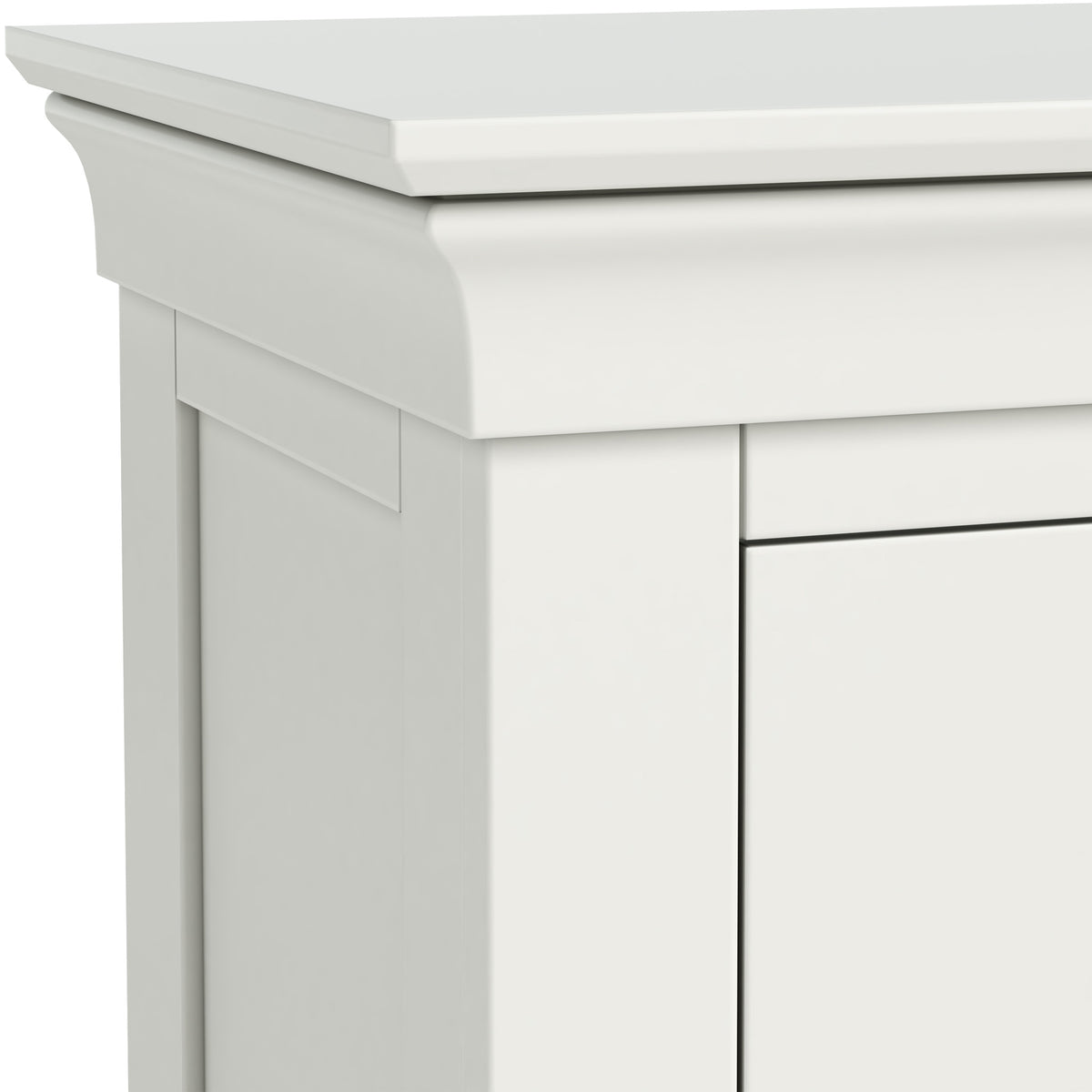 Colette Warm White 3 Over 4 Chest Of Drawers from Roseland Furniture