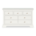 Colette Warm White 3 Over 4 Chest Of Drawers from Roseland Furniture