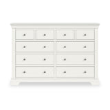 Colette Warm White 4 Over 6 Chest Of Drawers from Roseland Furniture