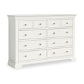 Colette Warm White 4 Over 6 Chest Of Drawers from Roseland Furniture