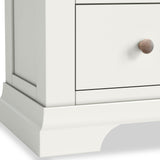 Colette Warm White 4 Over 6 Chest Of Drawers from Roseland Furniture