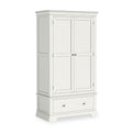 Colette Warm White Double Wardrobe Drawer from Roseland Furniture