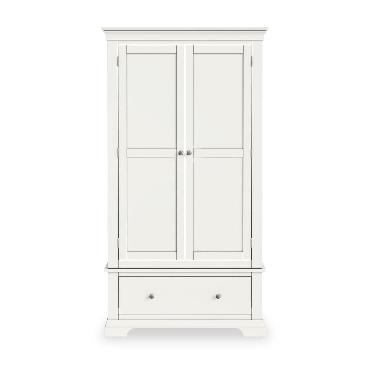 Colette Warm White Double Wardrobe Drawer from Roseland Furniture