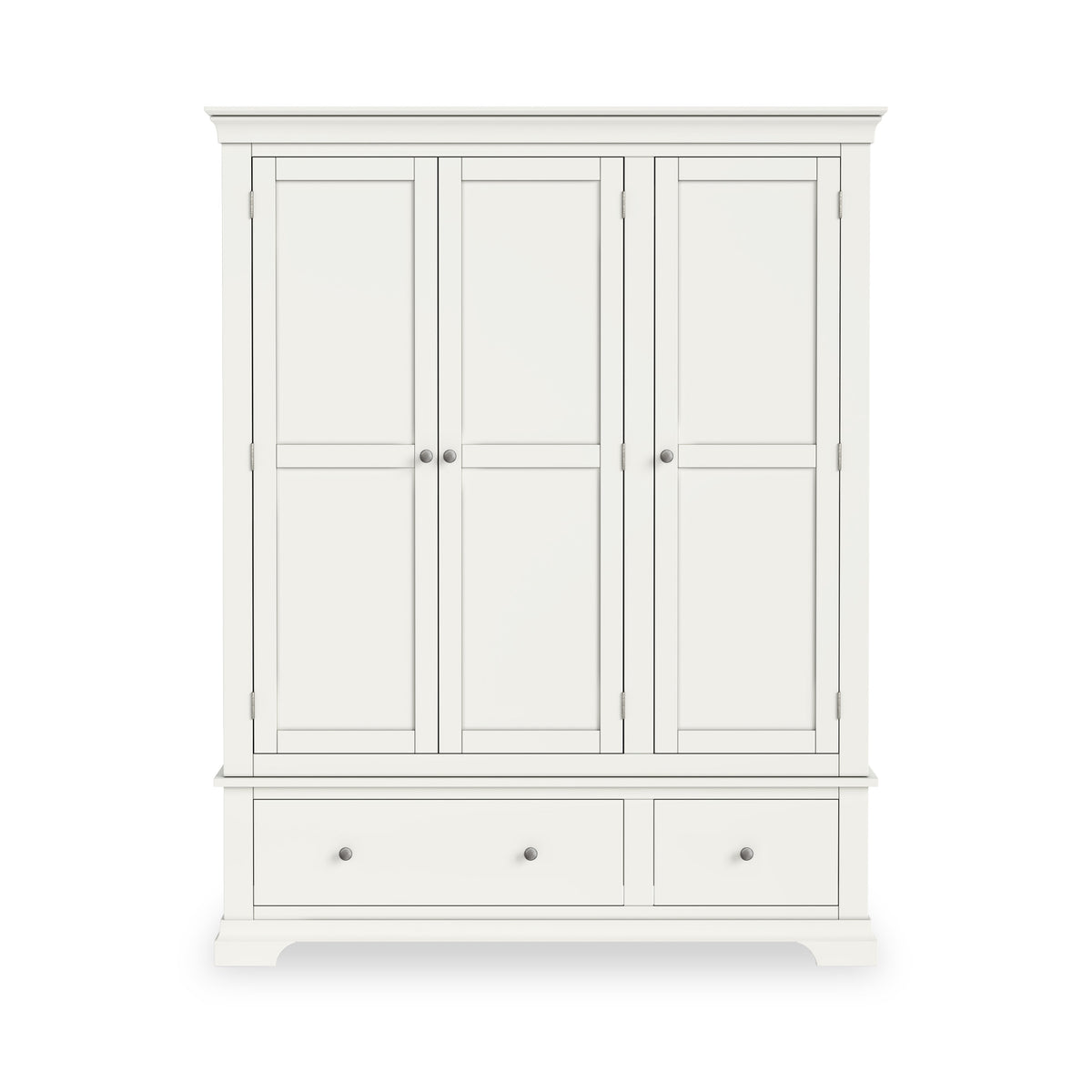 Colette Warm White Triple Wardrobe Drawer from Roseland Furniture