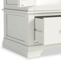 Colette Warm White Triple Wardrobe Drawer from Roseland Furniture