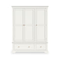 Colette Warm White Triple Wardrobe Drawer from Roseland Furniture