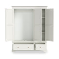 Colette Warm White Triple Wardrobe Drawer from Roseland Furniture