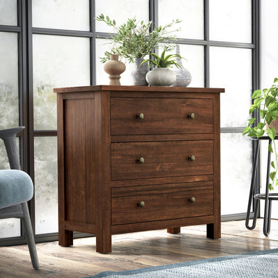 Duchy Acacia 3 Drawers Chest