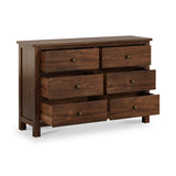 Duchy-Acacia-6-Drawers-Chest from Roseland Furniture