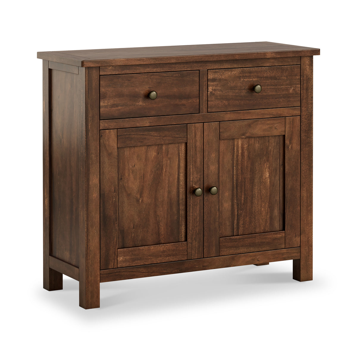 Duchy-Acacia-2-Drawer-Small-Sideboard from Roseland Furniture