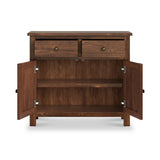 Duchy-Acacia-2-Drawer-Small-Sideboard from Roseland Furniture