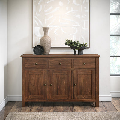 Duchy Acacia 3 Drawer Large Sideboard