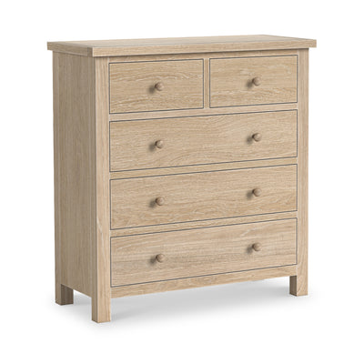 Trelan Oak 2 Over 3 Chest of Drawers