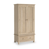 Trelan Oak Double Wardrobe from Roseland Furniture