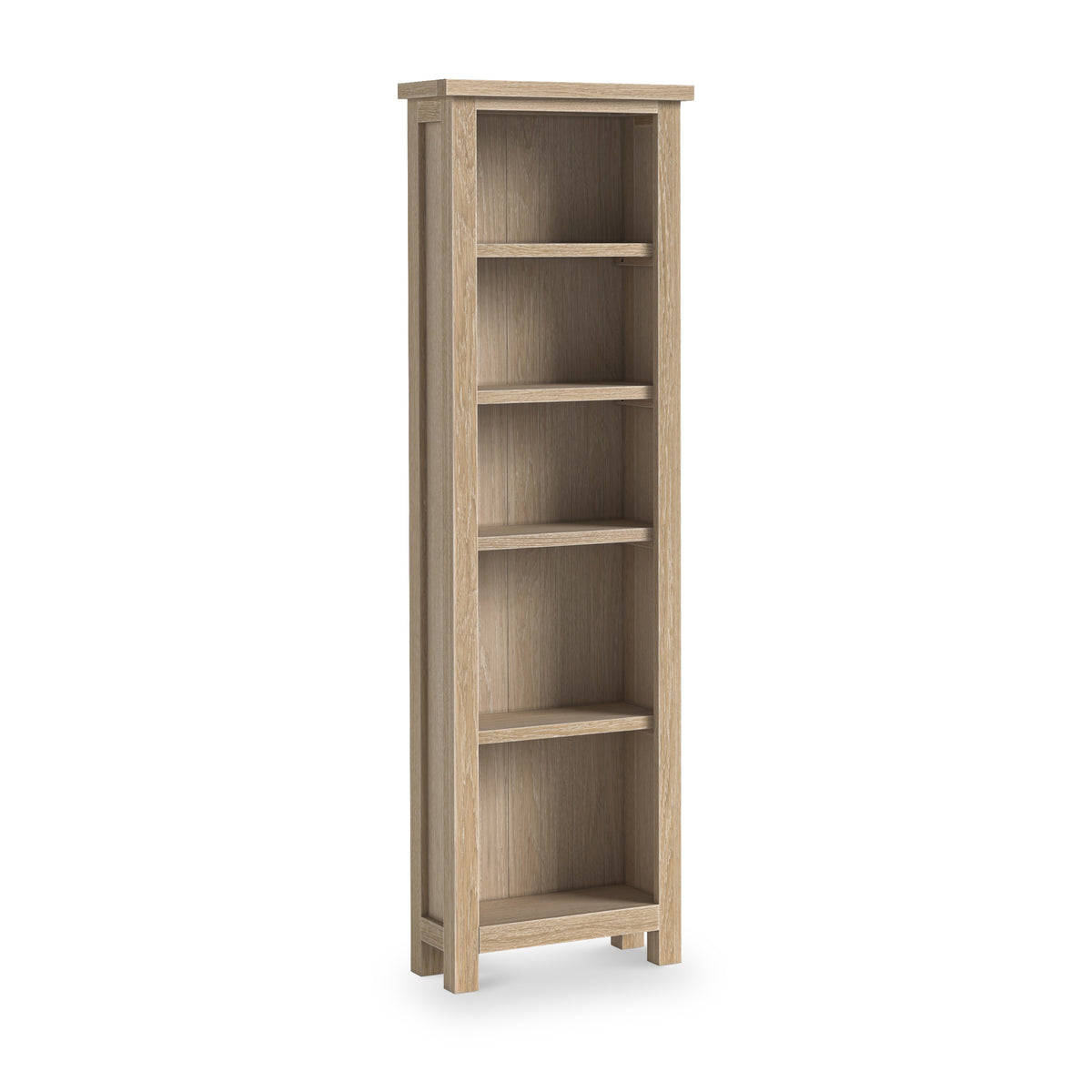 Trelan-Oak-Slim-Bookcasefrom Roseland Furniture