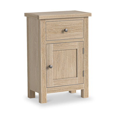 Trelan Oak Single Drawer Small Cupboard