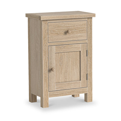 Trelan Oak Single Drawer Small Cupboard