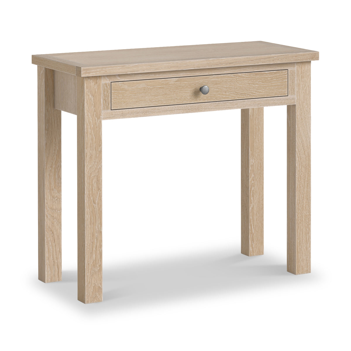 Trelan-oak-single-drawer-dressing-table from Roseland Furniture