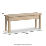 Trelan-oak-shallow-storage-bench from Roseland Furniture