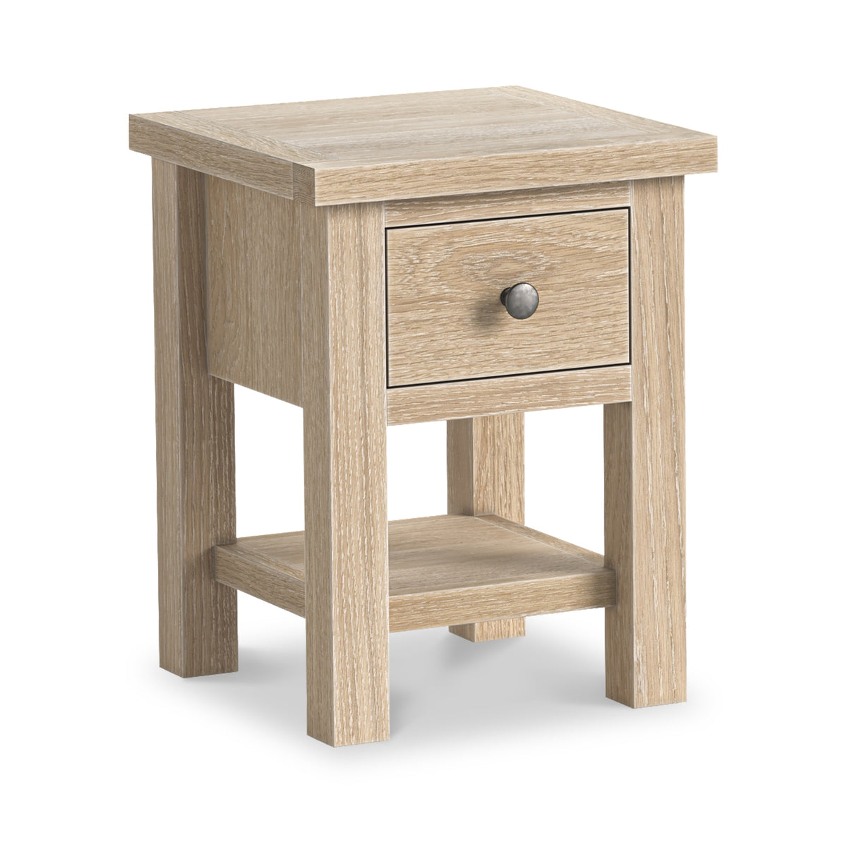 Trelan-Oak-1-Drawer-Lamp-Table from Roseland Furniture