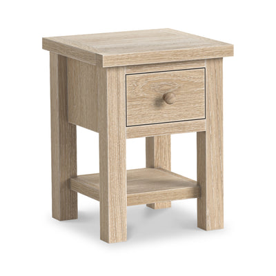 Trelan Oak 1 Drawer Lamp Table