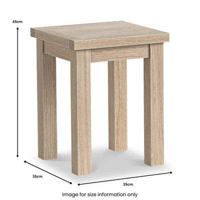 Trelan Oak Side Table