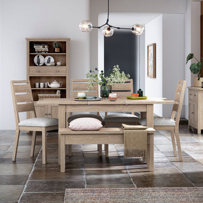 Trelan Oak 120cm - 165cm Extending Dining Table