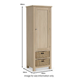 Trelan-Oak-3-Drawer-Larder from Roseland Furniture