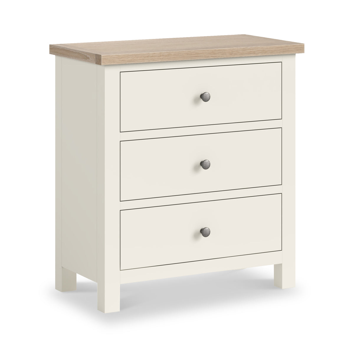 Trelan Painted 3 Drawer Chest Coconut from Roseland Furniture