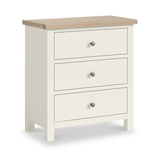 Trelan Painted 3 Drawer Chest Coconut from Roseland Furniture