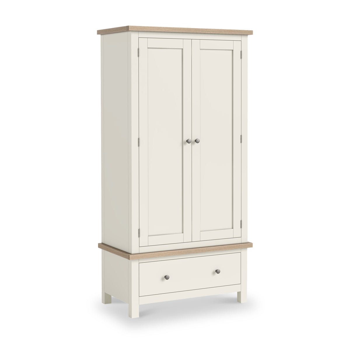 Trelan Painted Double Wardrobe Coconut from Roseland Furniture