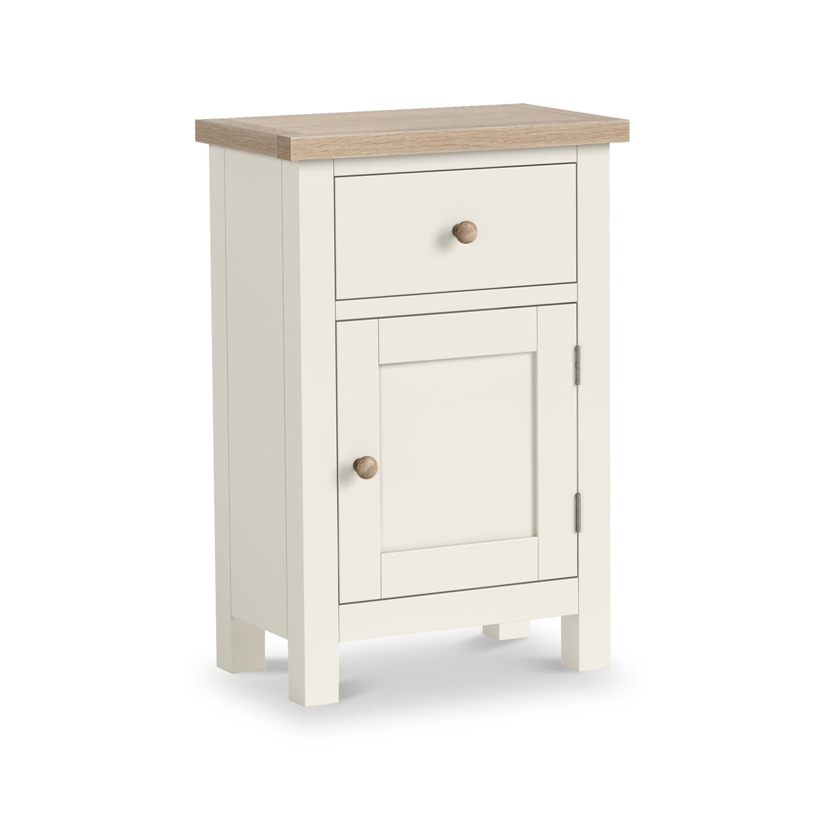 Trelan Painted Single Drawer Small Cupboard Coconut from Roseland Furniture