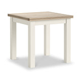 Trelan Painted 80 160cm Flip Top Dining Table Coconut from Roseland Furniture