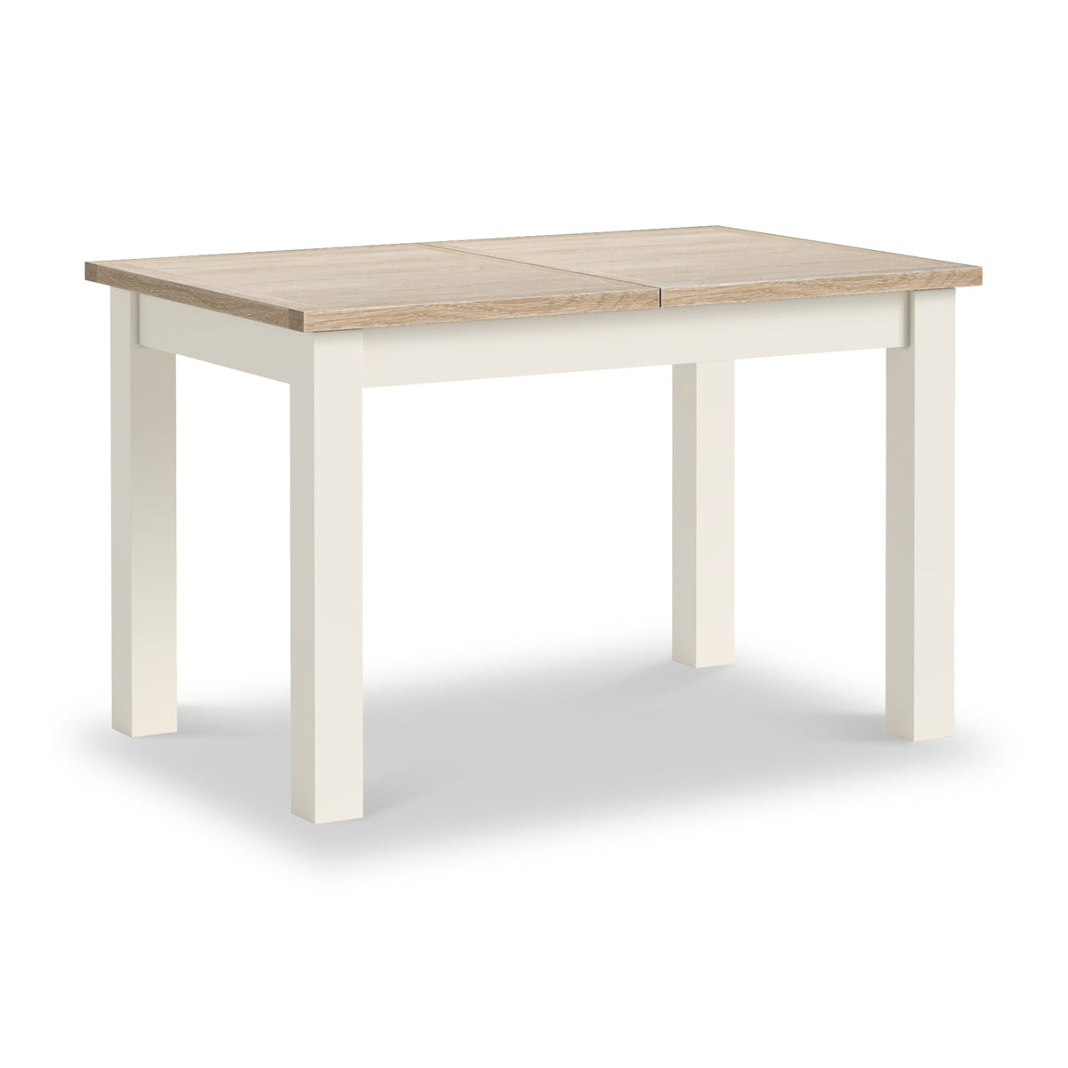 Trelan Painted 120 165cm Ext Dining Table Coconut from Roseland Furniture